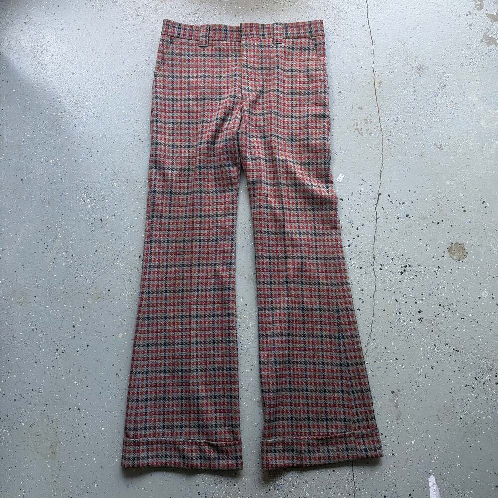 Levi's Panatela 1970s Plaid Flare Pants